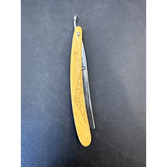 JR Torrey US Extra Hollow Ground Straight Razor, Etch Face/Dec Handle - Picture 9 of 10